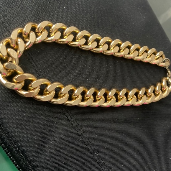 golden cuban chain necklace - Picture 1 of 6